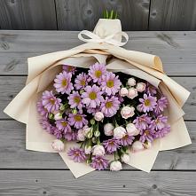 Букет цветов из:  Розы и Хризантемы в Балахне