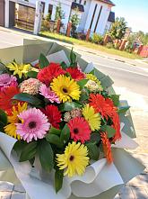 Букет цветов из:  Герберы #REPLACE_PRED# Балахне