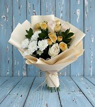 Букет цветов из:  Розы и Хризантемы в Балахне