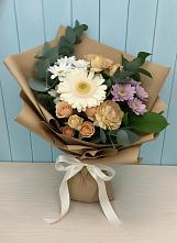 Букет цветов из:  Герберы и Хризантемы в Балахне