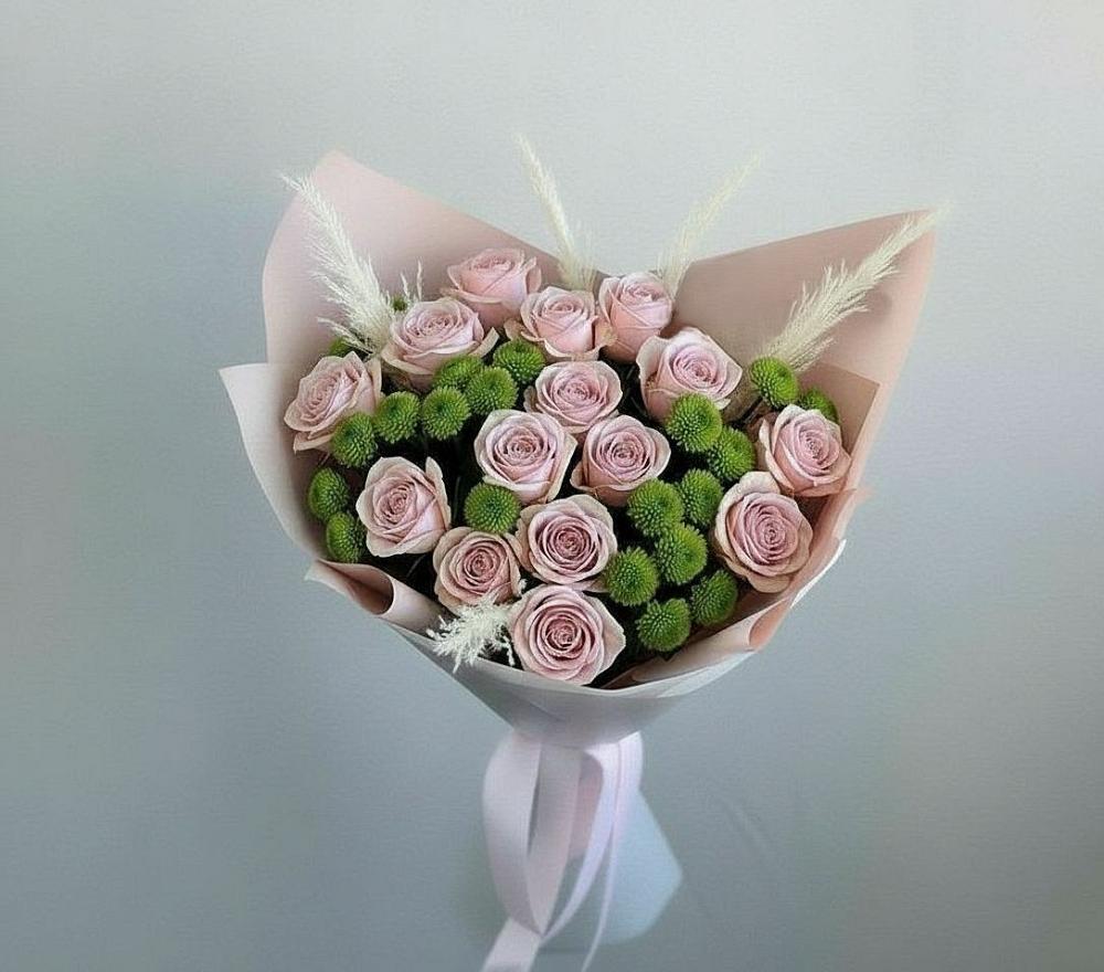 Букет цветов из: Розы и Хризантемы в Балахне