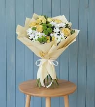 Букет цветов из:  Хризантемы и Розы #REPLACE_PRED# Балахне