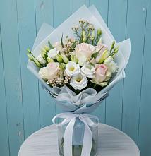 Букет цветов из:  Розы и Лизиантусы #REPLACE_PRED# Балахне