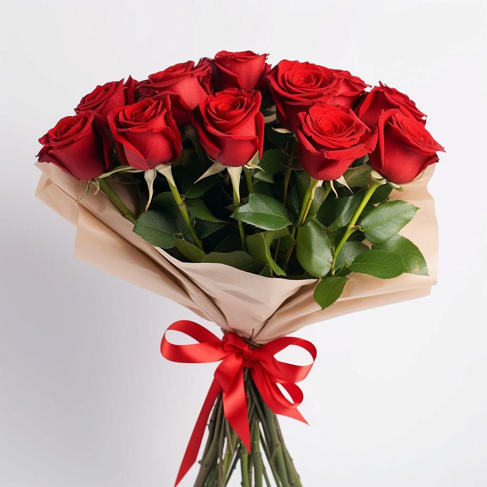 Букет 11 Красных роз Эдлесс Лав в Балахне