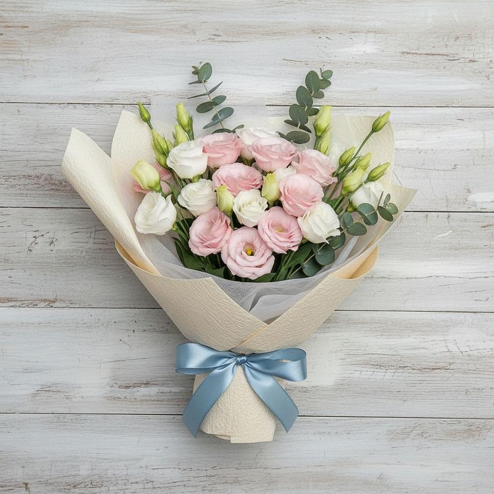 Букет цветов из: Лизиантусы в Балахне